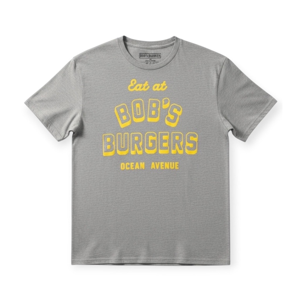 Ripple Junction Bob's Burgers T-Shirt Grey Excellent Large Mens